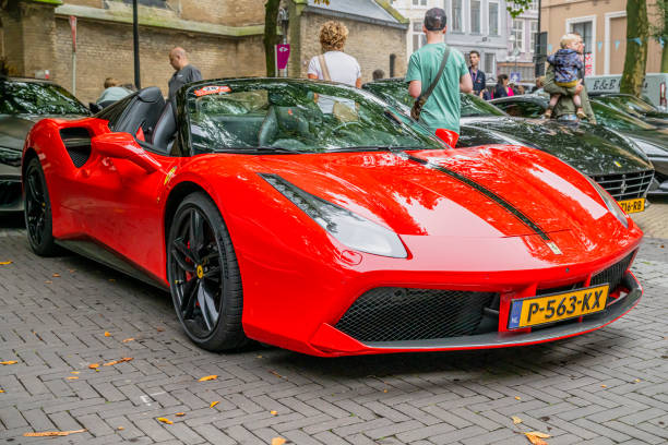 Ferrari 488 Spider Rojo